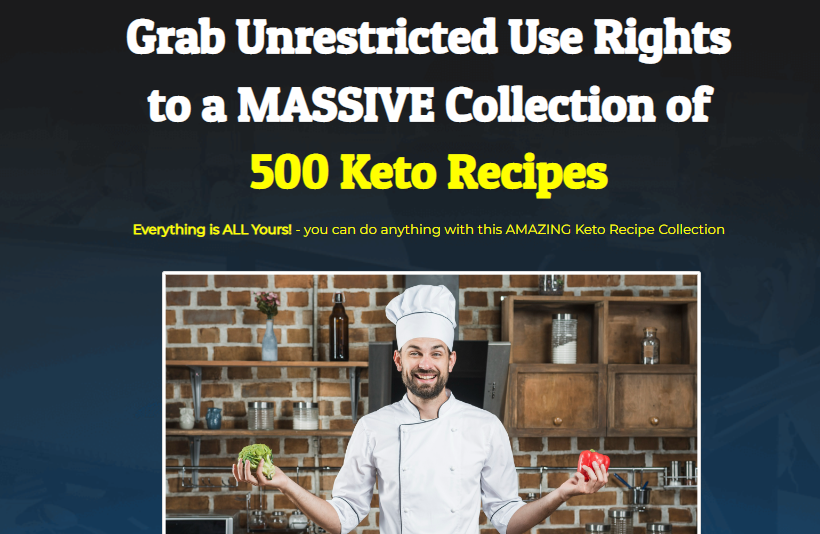 500 Keto Recipes PLR Review and OTO UPSELL by John Annavi