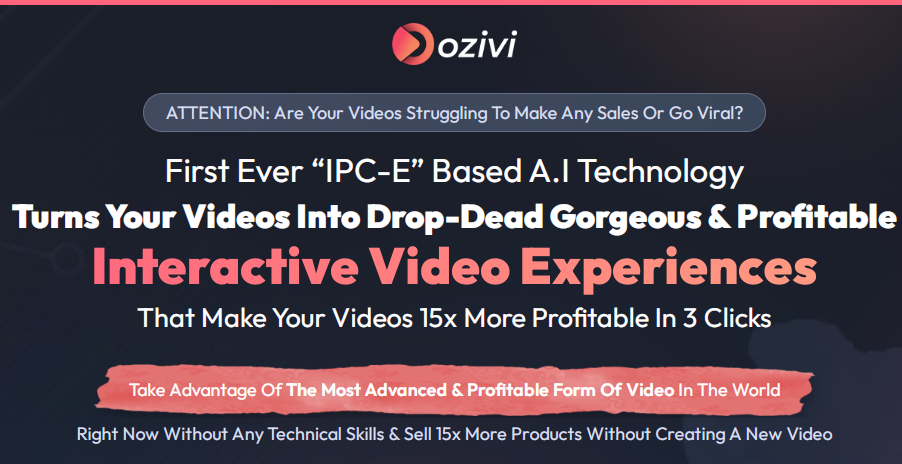 OZIVI AI Videos Review and OTO UPSELL by Steve Tari