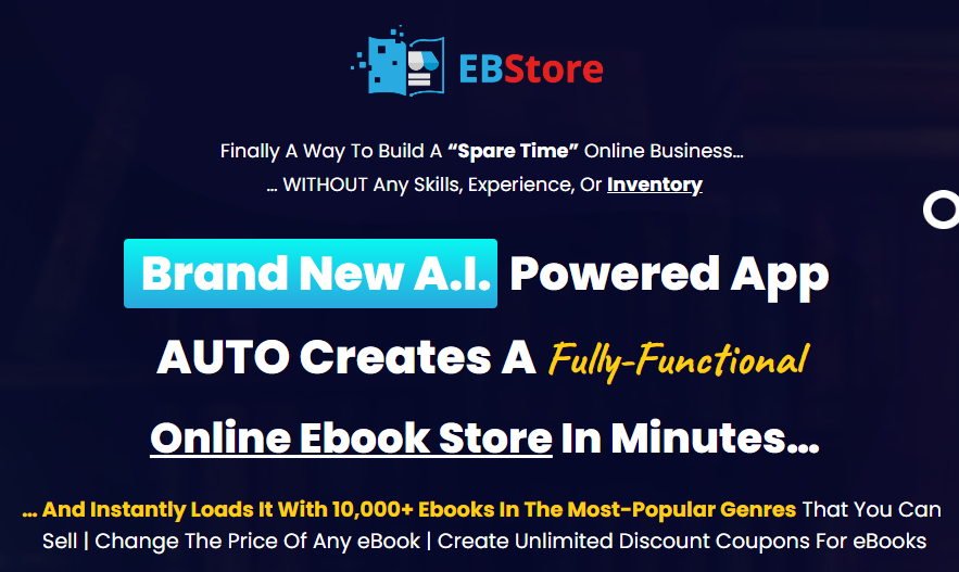 EBStore Software Review and OTO UPSELL by Rick Nguyen