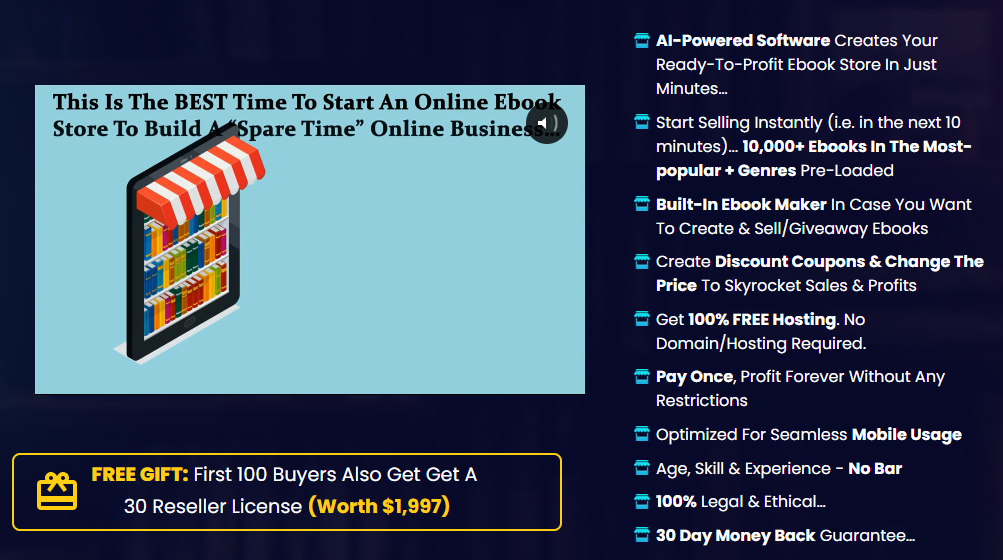 EBStore Software Review and OTO UPSELL by Rick Nguyen