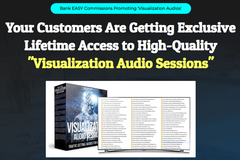 80 Visualization Audio Sessions PLR Review & OTO