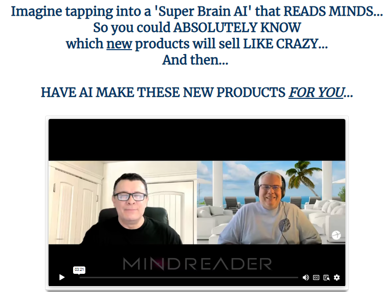 MIND READER AI System & OTO Review 