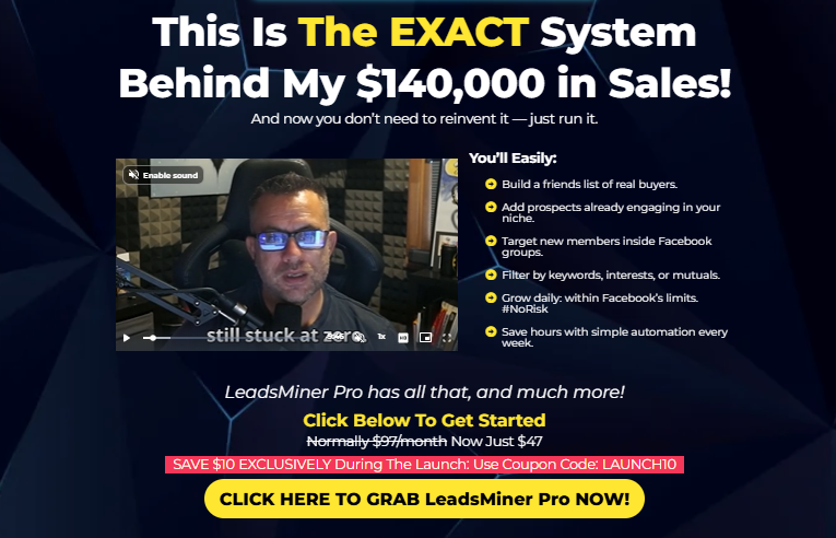 LeadsMiner Pro Review OTO