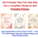 322 Prompts for Complete Printable Planner Products Review OTO