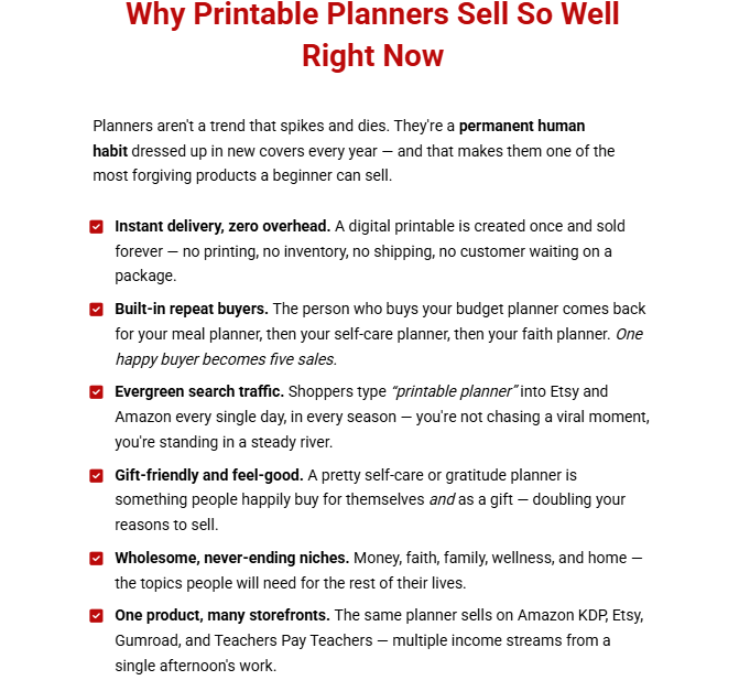 322 Prompts for Complete Printable Planner Products Review OTO