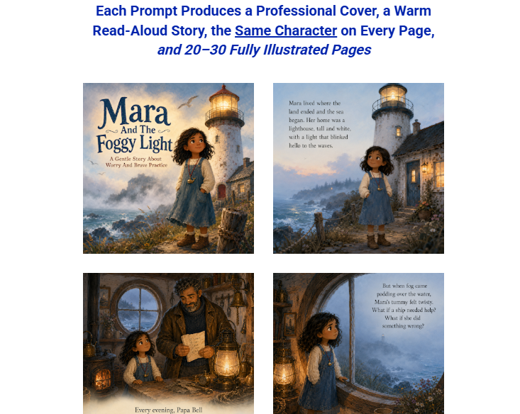 336 Prompts for Illustrated Children's Storybooks OTO Review