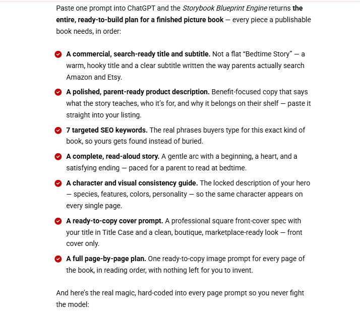 336 Prompts for Illustrated Children's Storybooks OTO Review
