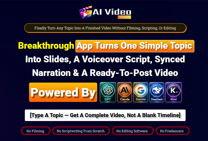 AI Video Studio Review OTO 2026