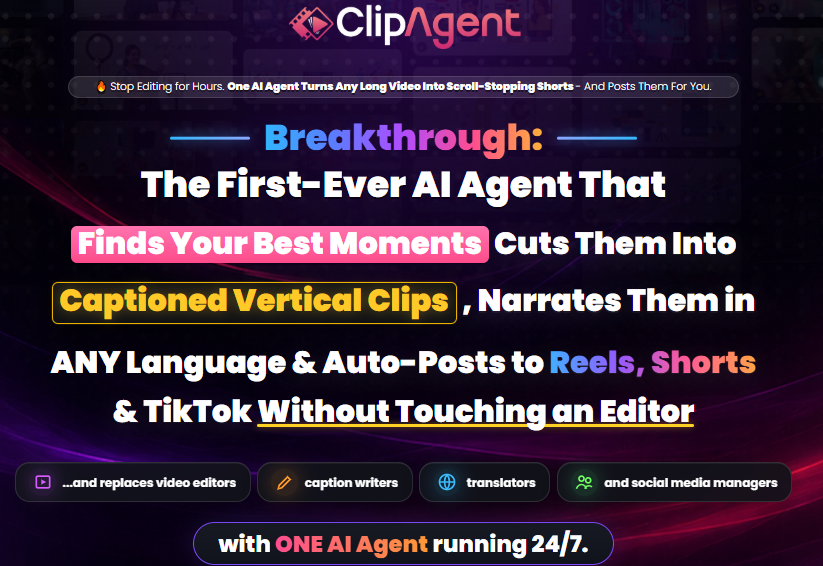 ClipAgent AI Review OTO 2026
