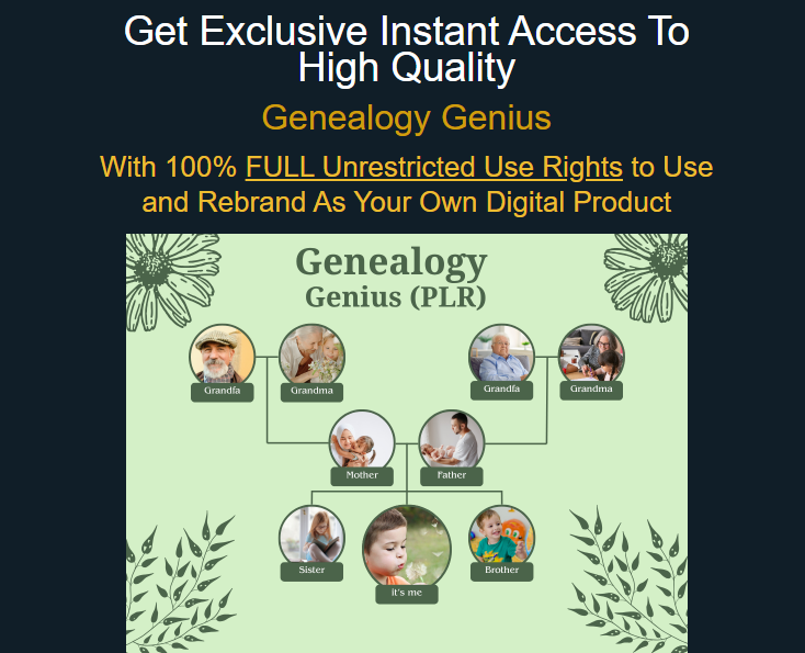 Genealogy Genius PLR Review 2026
