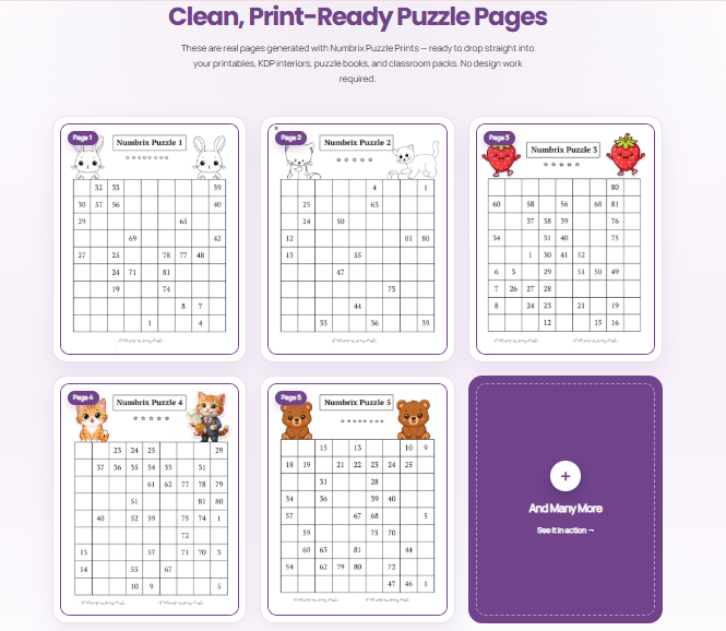 Numbrix Puzzle Prints Review 2026