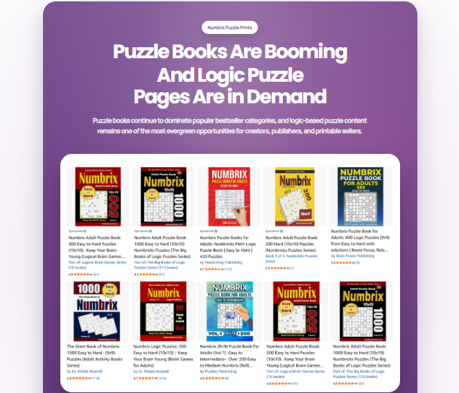 Numbrix Puzzle Prints Review 2026