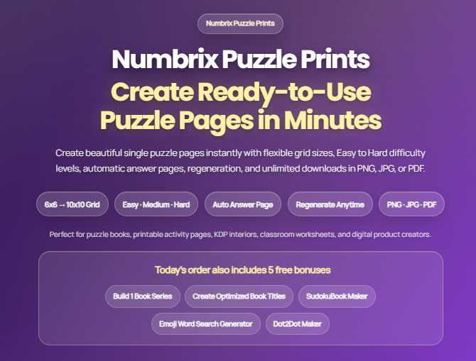 Numbrix Puzzle Prints Review 2026