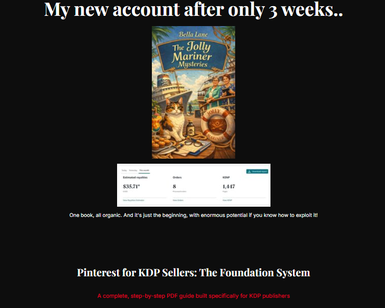 Pinterest for KDP Sellers Review 2026