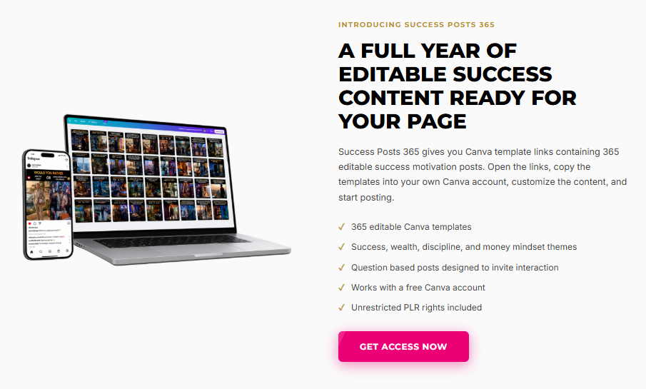 SUCCESS POSTS 365 Review 2026