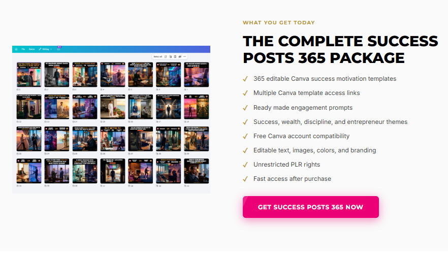 SUCCESS POSTS 365 Review 2026