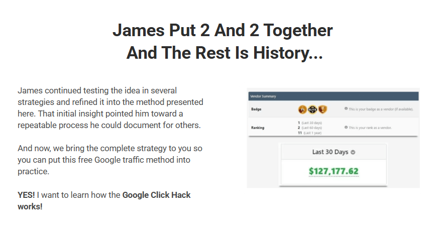 The Google Click Hack Review OTO