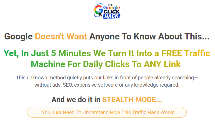 The Google Click Hack Review OTO