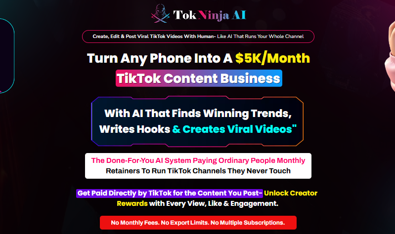 TokNinja AI Review OTO