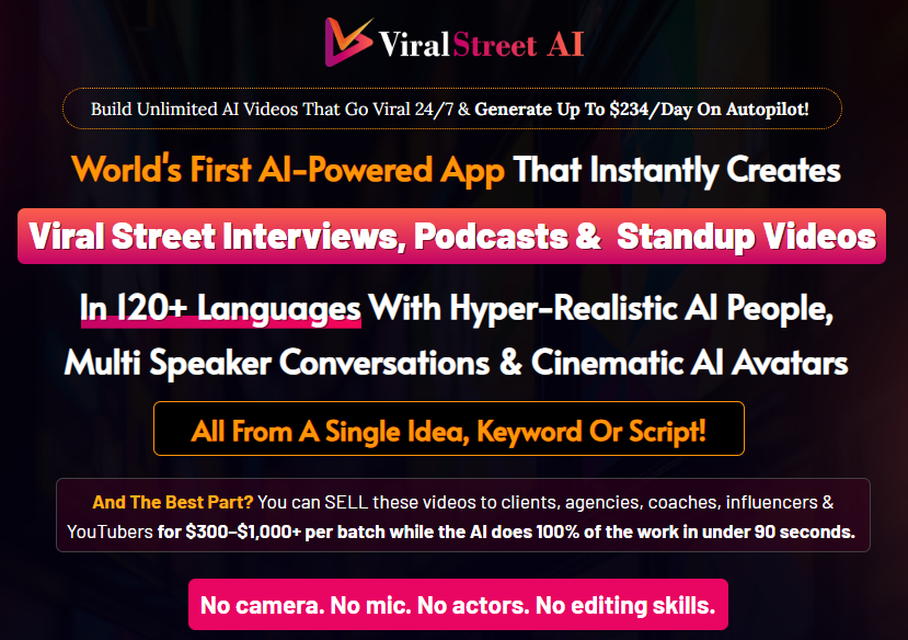 ViralStreet AI Review OTO 2026