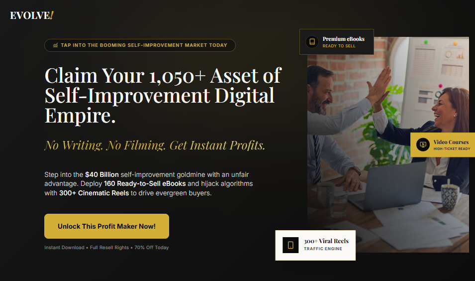 EVOLVE - Self-Improvement Digital Empire Review 2026
