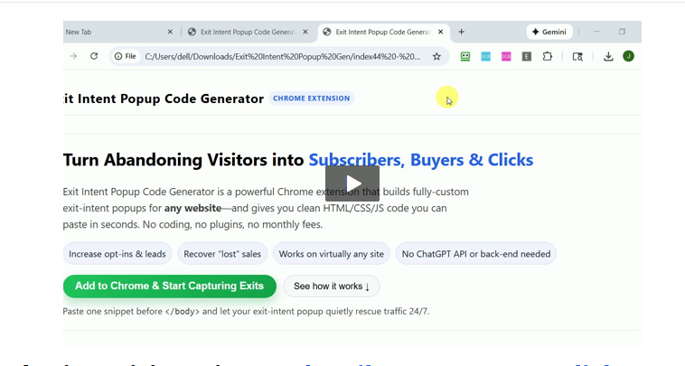 Exit Intent Popup Code Generator Review 2026