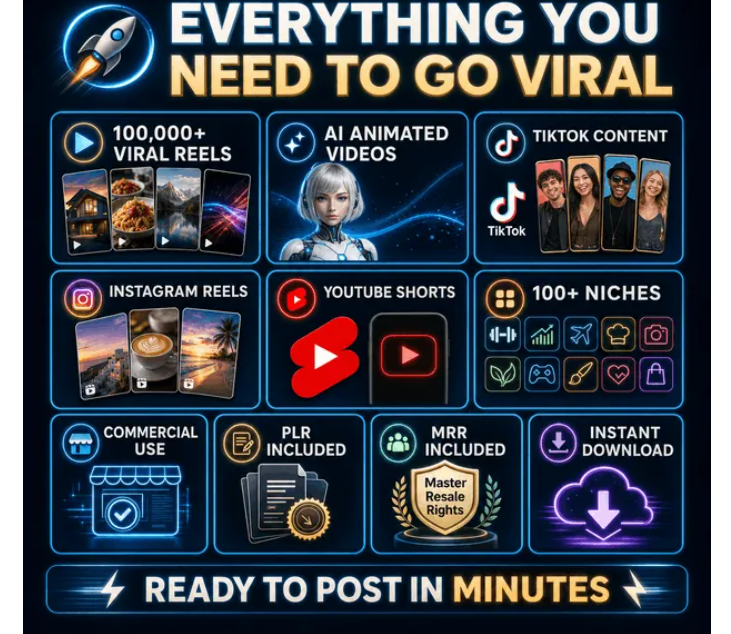 (PLR) 100K Viral Video AI Rocket Review 2026