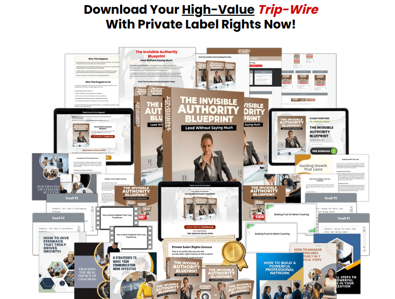 (PLR Firesale) The Invisible Authority Blueprint Review 2026