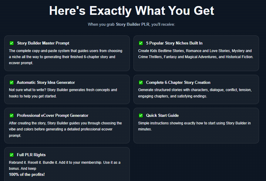 Story Builder PLR Review 2026