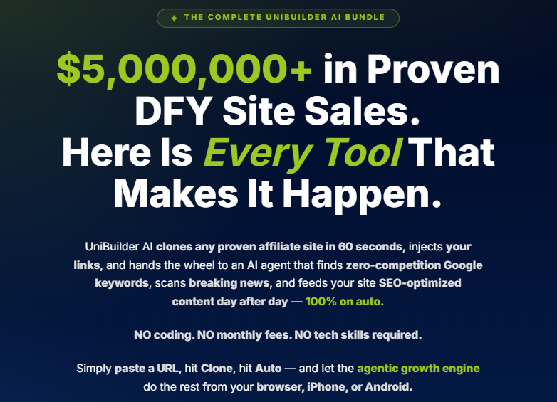 UniBuilder AI Bundle Review 2026 OTOs